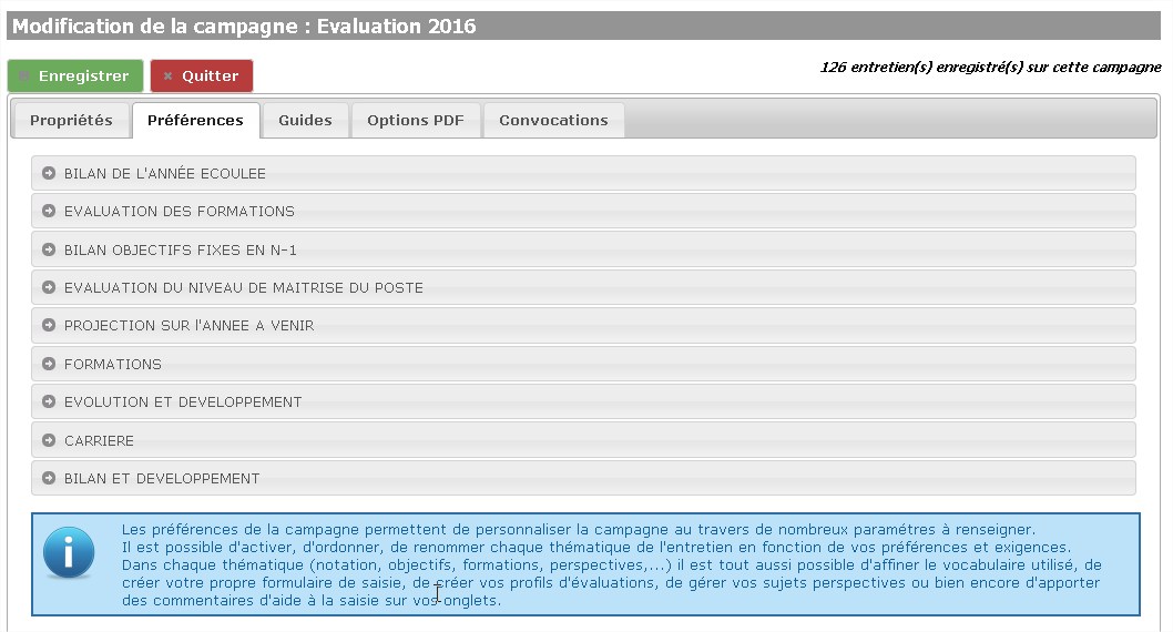 Paramétrer les campagnes d'entretien