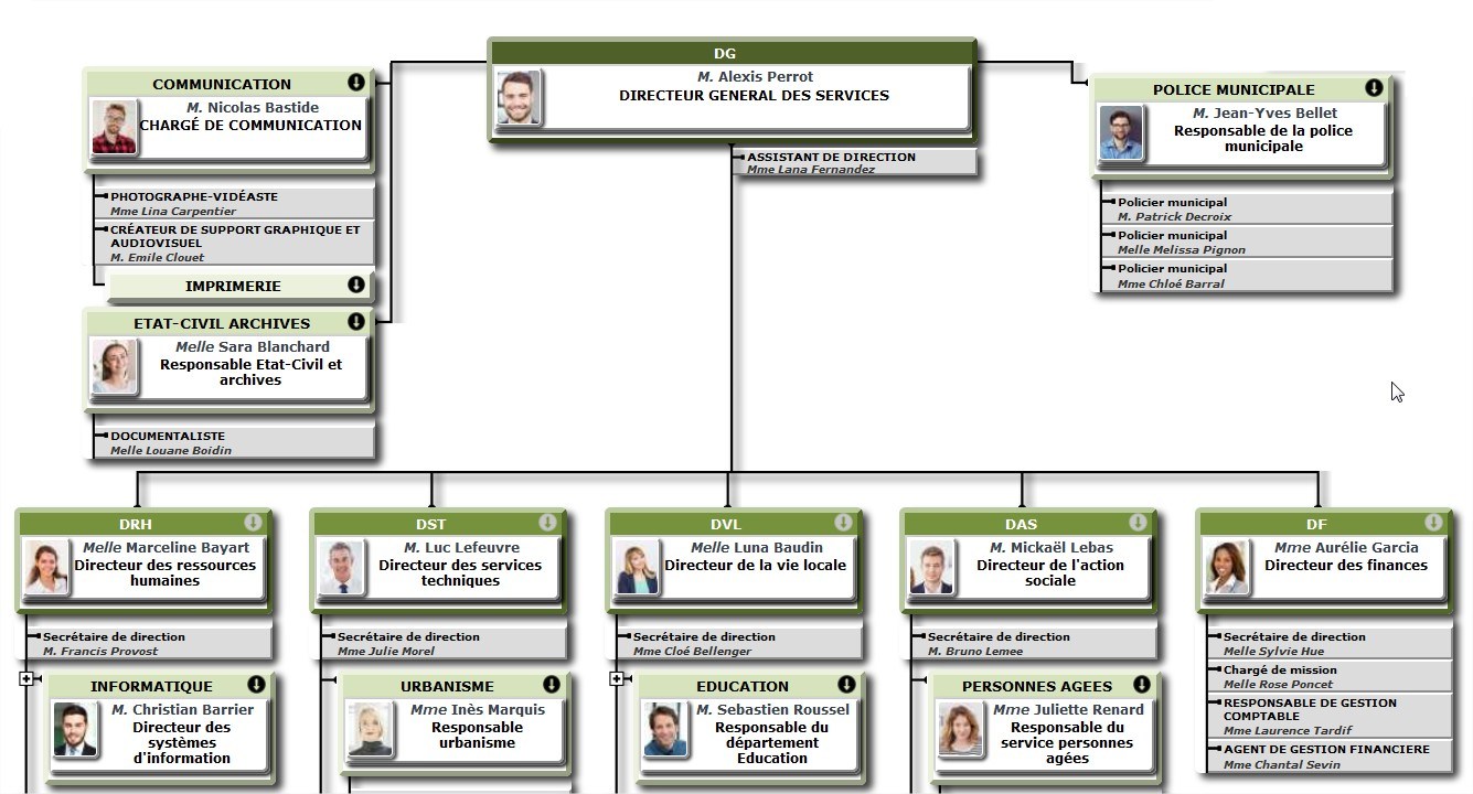 exemple organigramme